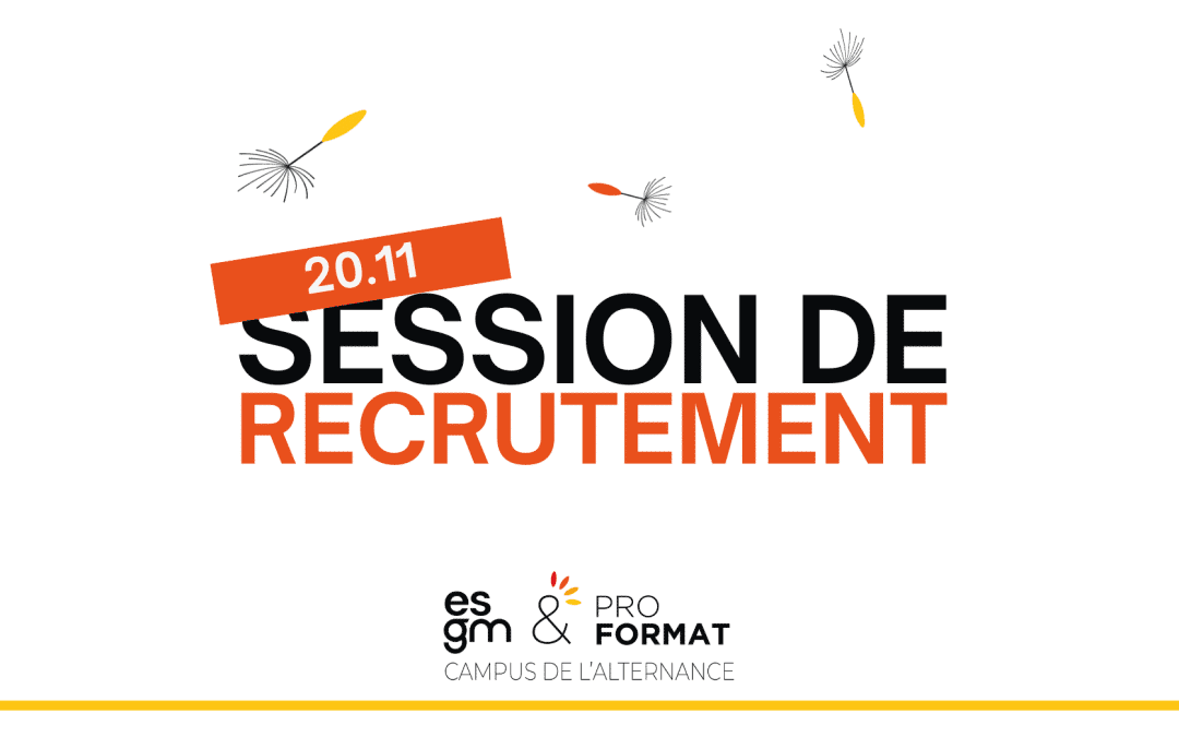 Session de recrutement : mercredi 20 novembre