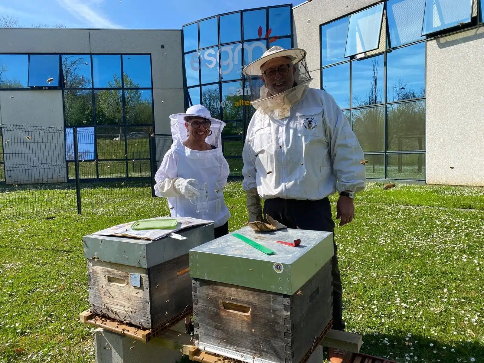 Les deux ruches du Campus Esgm & Proformat - Pigier Mulhouse
