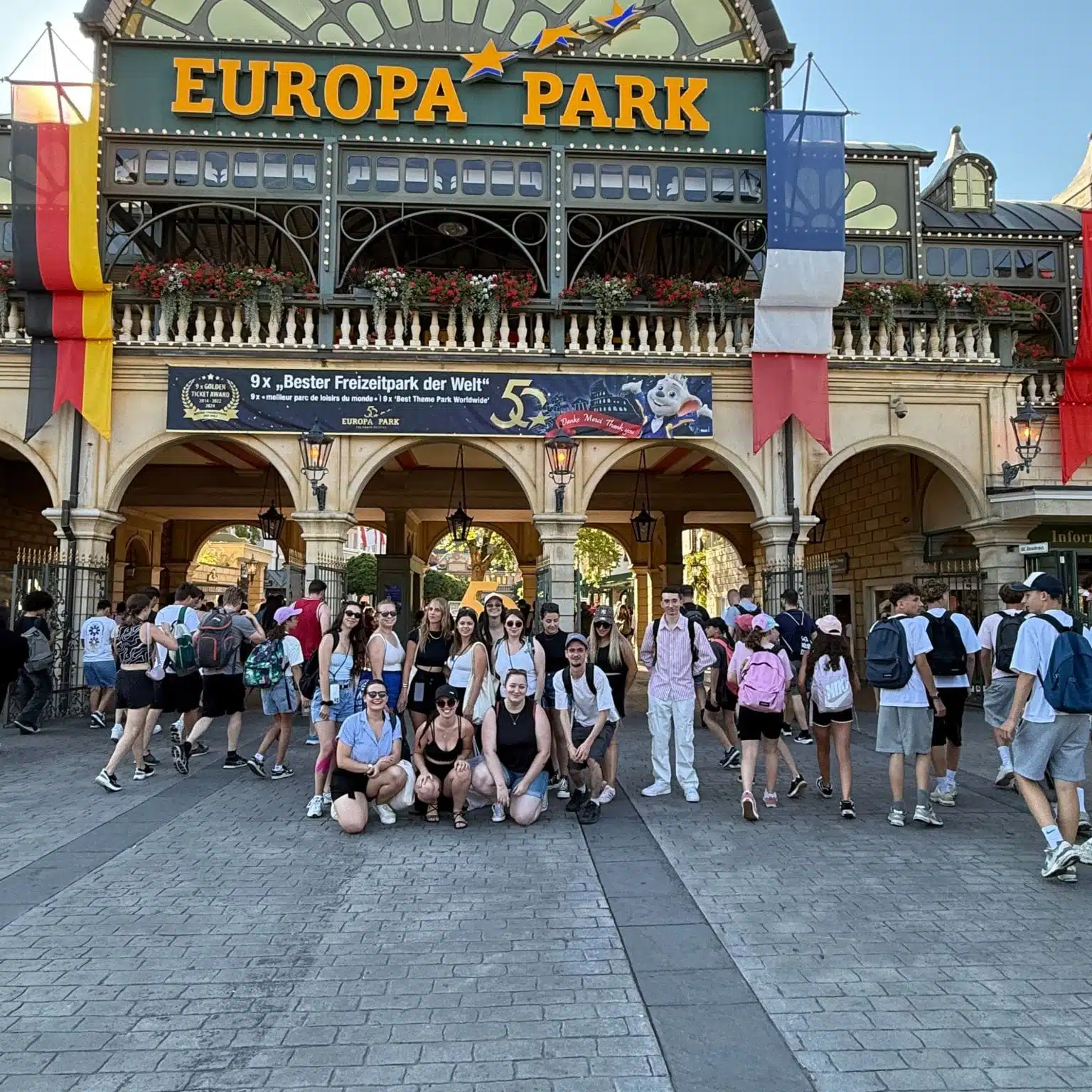 Etudiants en Master Communication et Marketing à Europapark pour de la création de contenus