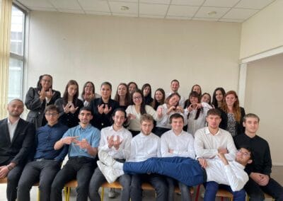 Photo de classe des BTS Comptabilité Gestion à l'école ESGM de Mulhouse