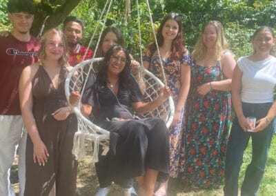 Photo de classe des BTS Gestion des Petites et Moyennes Entreprises à l'école ESGM de Mulhouse