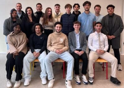 Photo de classe de BTS NDRC Négociation Digitalisation de la Relation Client à Mulhouse