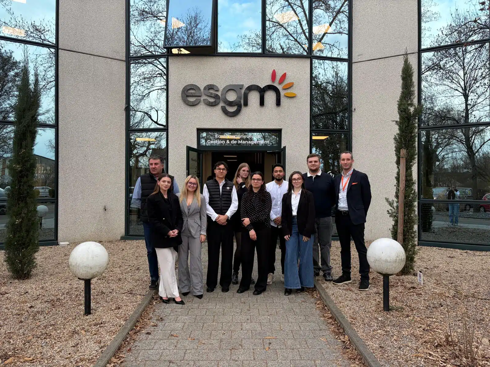 Nos 8 finalistes lors des négociales dans notre école de commerce de Mulhouse