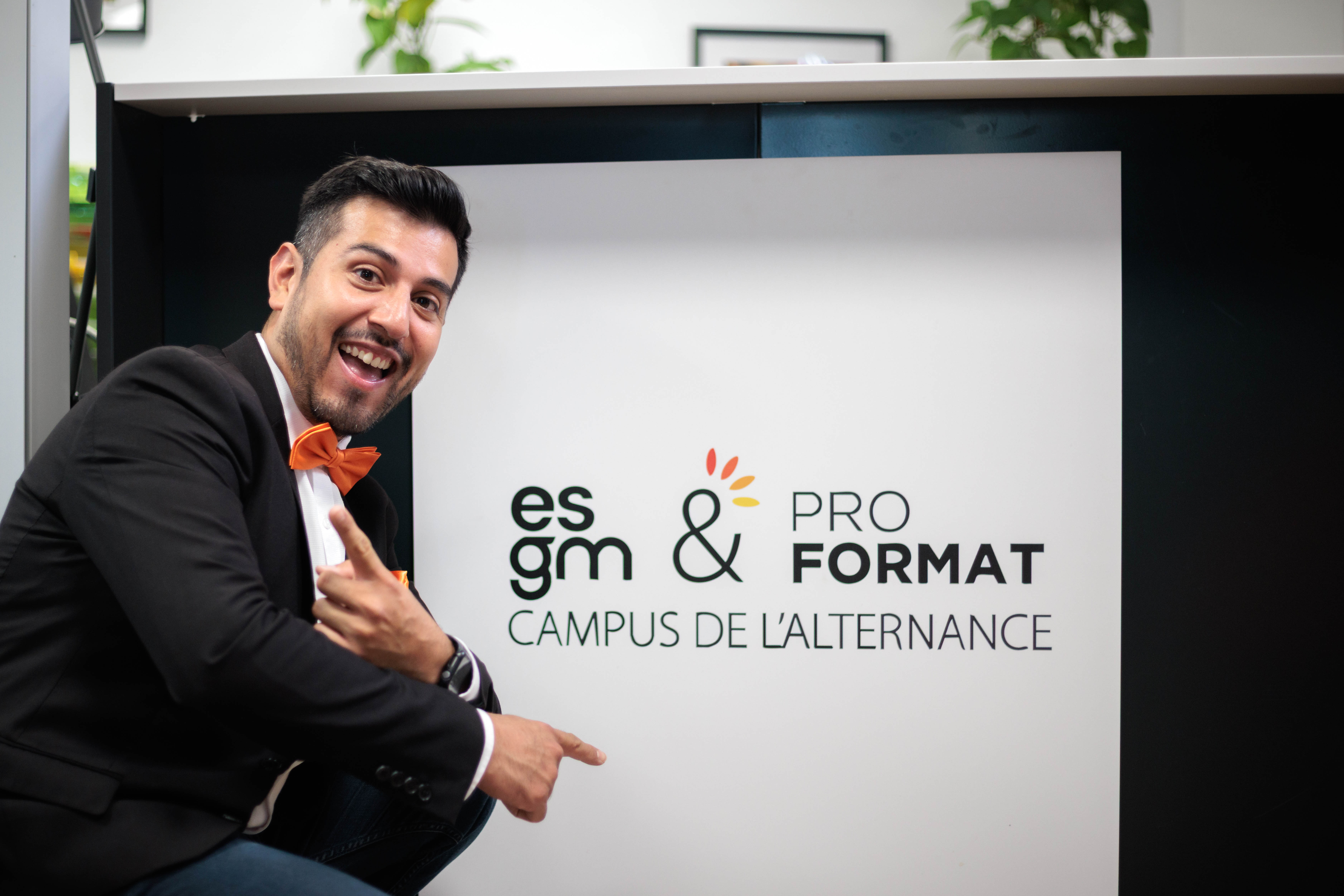 Brayan Valencia prend la pose Trouver son alternance à Mulhouse